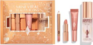 ست هدیه لوازم آرایشی Charlotte Tilbury Mini Viral Beauty Icons Gift Set | گلچینی از پرفروش‌ترین و ترندترین محصولات برند در سایز مینی