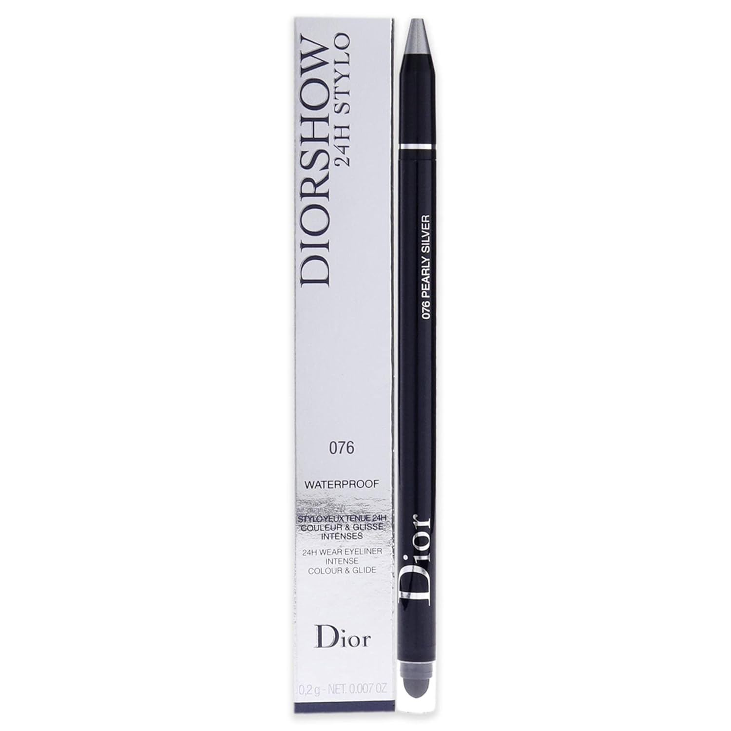مداد چشم ضد آب Christian Dior Diorshow 24H Stylo Waterproof Eyeliner # 091 Matte Black | با ماندگاری ۲۴ ساعته و رنگ مات عمیق