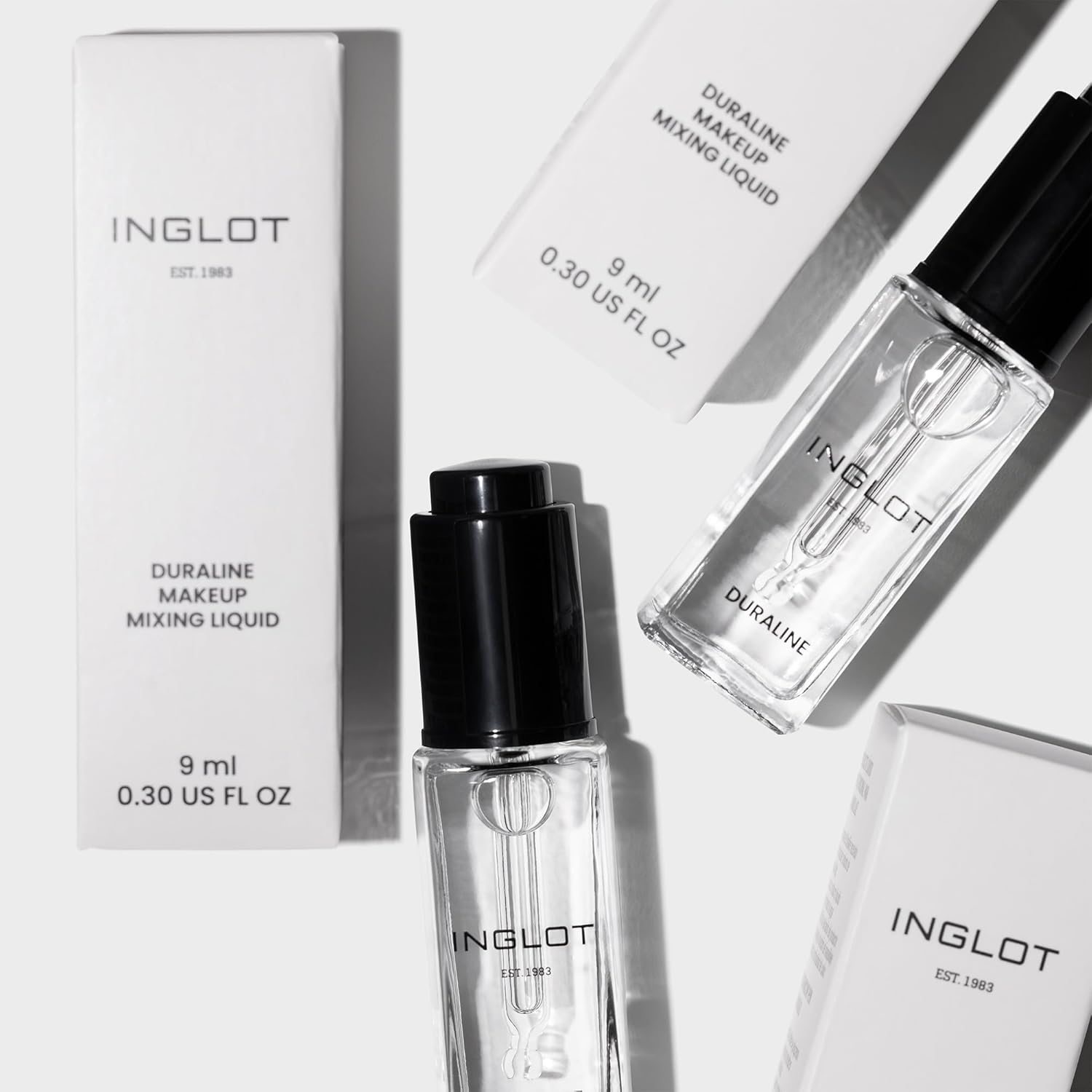قطره مکمل آرایش Inglot DURALINE | ضدآبکننده و تبدیل سایه به خط چشم ماندگار