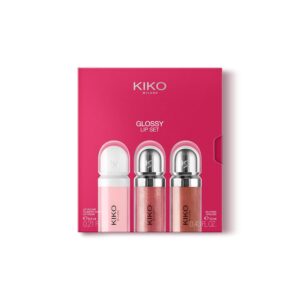 ست هدیه و آرایش لب KIKO Milano Glossy Lip Set | حاوی ۲ برق لب مرطوب‌کننده و ۱ کرم تقویت‌کننده لب با جلوه درخشان و حجیم‌کننده