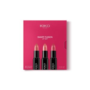 ست رژ لب ۳ عددی KIKO Milano Smart Fusion Lip Set 03 | با جلوه درخشان و بافت نرم و کرمی