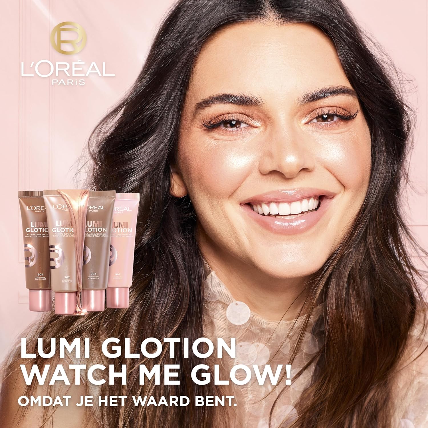 هایلایتر مایع صورت و بدن L’Oréal Paris Perfect Match Lumi Glotion | حاوی گلیسیرین و شیباتر برای درخشش طبیعی پوست (شماره 902)