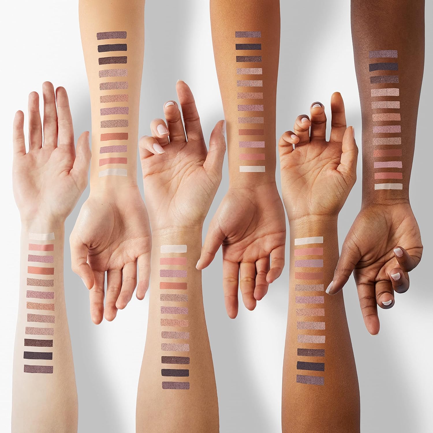 پالت سایه چشم L.A. Girl Beauty Brick Eyeshadow, Nudes | ۱۲ رنگ کاربردی با پیگمنت بالا و بافت مخملی