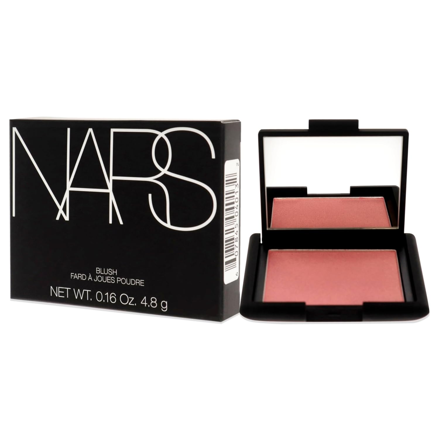 رژگونه پودری Nars Blusher Orgasm | با جلوه درخشان و رنگ صورتی هلویی طبیعی