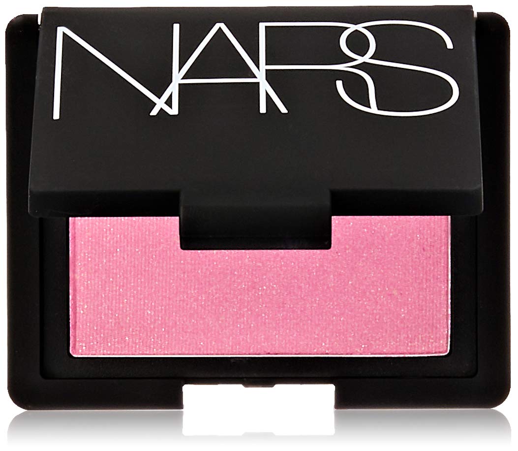 رژگونه پودری Nars Blusher Orgasm | با جلوه درخشان و رنگ صورتی هلویی طبیعی