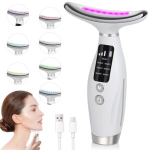 ماساژور صورت و گردن Necomi Face Sculpting tool | مجهز به ۷ حالت نوری و حرارت ضد چروک برای لیفتینگ و جوانسازی پوست (01-01)