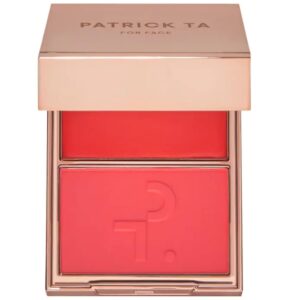 رژگونه دوطرفه PATRICK TA Major Beauty Headlines - Double-Take Crème & Powder Blush (She's Vibrant) | ترکیب پودر و کرم با ماندگاری بالا و جلوه درخشان