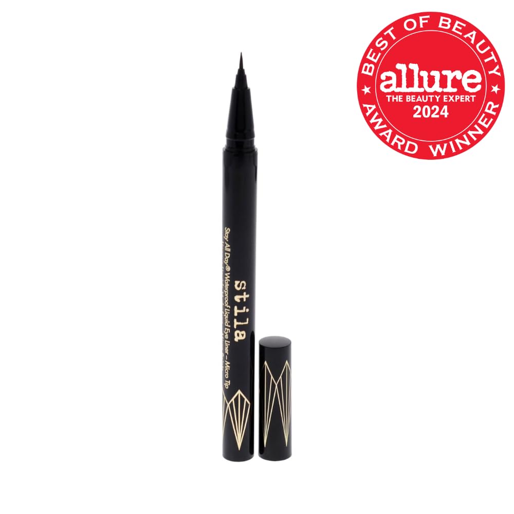 خط چشم مویی ضد آب Stila Stay All Day Waterproof Liquid Eye Liner - Micro Tip | با سری بسیار ظریف و ماندگاری بالا